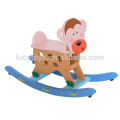 Animales de madera para niños Zoo Rocking Horse Painted Swing Horse Toys
